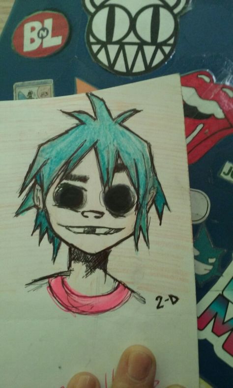 2-D (Gorillaz) 2d Drawing Gorillaz, 2d Gorillaz Drawing, Gorillaz 2-d, Gorillaz Sketch, Gorillaz Drawing, Gorillaz Art Style, Gorillaz 2d, 2d Gorillaz, 2-d Gorillaz