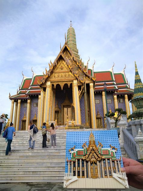 At the scene, Temple of Emerald Buddha, Bangkok, Thailand Bangkok Thailand, The Scene, Bangkok, Temple, Lego, Thailand, Emerald, House Styles