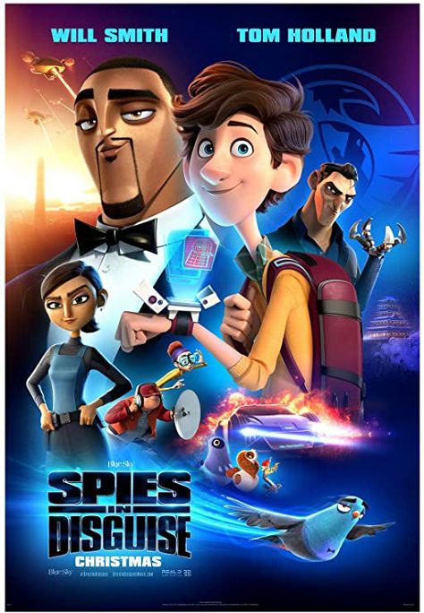 Spies in Disguise - Who wouldn't want to be turned into a pigeon!? I enjoyed it this movie. Tam Film, Free Movie Websites, Spies In Disguise, Blue Sky Studios, Zombie Land, Rashida Jones, Movie Website, Mark Ronson, Rachel Brosnahan