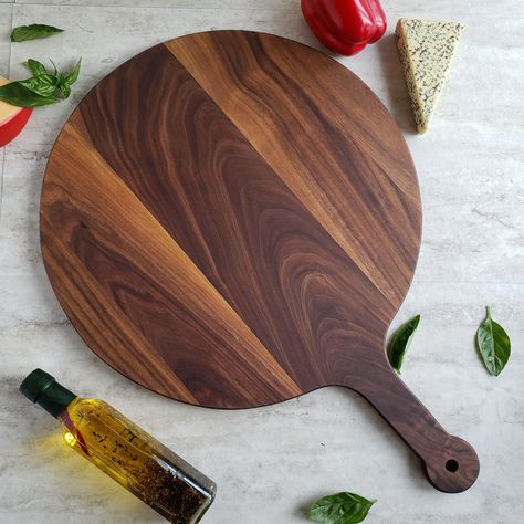 Handcrafted Pizza Serving Boards MyOldWhiskeyWorkshop on Etsy Pizza Serving Board, Picnic Caddy, Silverware Caddy, Pizza Paddle, Catering Food Displays, Dessert Board, Piece Of Pizza, Wood Dishes, Large Pizza