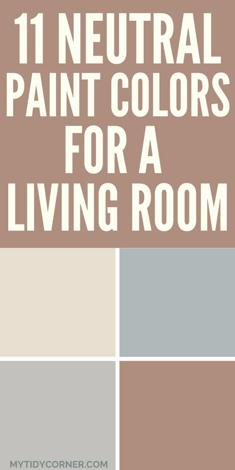 Discover the best neutral paint colors for a living room. Learn about warm neutral paint colors as well as cool neutral paint colors for living rooms. If you are looking for the best living room paint colors, then you will love these living room paint color ideas. Farmhouse Living Room Paint Color Ideas, Paint Colour Ideas For Living Room, Living Room Color Designs, Painting Rooms In House, Color For Walls Living Room, Best Paint For Living Room Walls, Livingroom Paint Color, Livi G Room Paint Colors, Painting Interior Walls