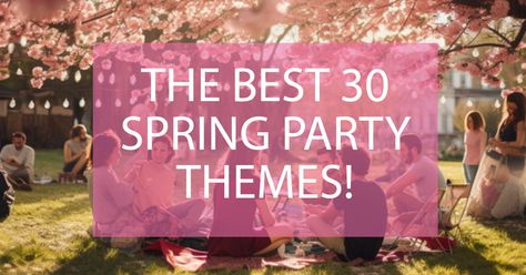 Spring has finally sprung, and you know what that means—it’s time to throw some fabulous spring parties! Spring is the perfect time to throw a party, the weather is warming up, the flowers are in bloom, and the days are getting longer. As a mom who loves hosting gatherings for family and friends, I’m excited ... Read more The post Get Ready to Blossom: The Best 30 Spring Party Themes! appeared first on Darling Celebrations. Spring Fever Party Ideas, Spring Brunch Theme Ideas, Spring Fling Theme Ideas, Spring Party Theme Ideas, Spring Banquet Themes, Spring Event Themes, Spring Ball Decorations, Spring Dance Themes Middle School, Spring Fling Party Ideas For Adults