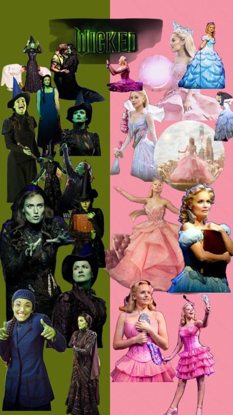 #Wicked #broadway #galinda #elphaba #pink #green #thisorthat #hamilton #&juliet #dearevenhanson #mamamia #meangirls Elphaba Costume, Broadway Theme, Wicked Broadway, Wicked Book, Broadway Wicked, Wicked Costumes, Best Celebrity Halloween Costumes, Elphaba And Glinda, Broadway Costumes