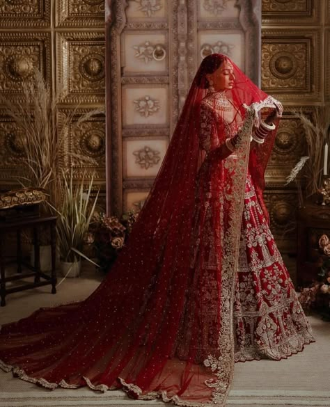 Punjabi Wedding Dress, Indian Bridal Wear Red, Red Wedding Lehenga, Latest Bridal Lehenga Designs, Anand Karaj, Bride Photos Poses, Red Bridal Dress, Bridal Lehenga Designs, Desi Wedding Dresses