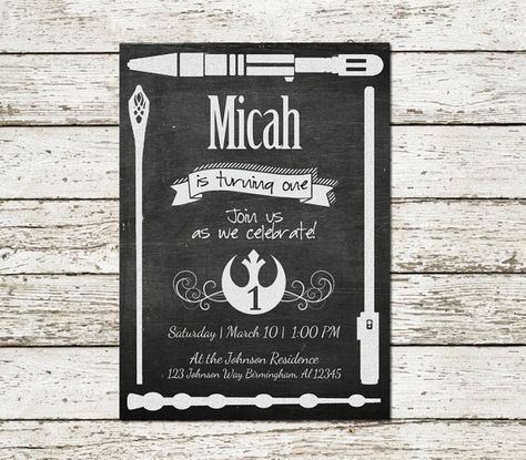 Sci-fi Mashup Birthday Party Invitation Star Wars Harry Potter Geek Wedding Invitations, Harry Potter Wedding Rings, Harry Potter Dr, Doctor Who Wedding, Star Wars Wedding Theme, Nerd Wedding, Geeky Wedding, Nerdy Wedding, Chalkboard Printables