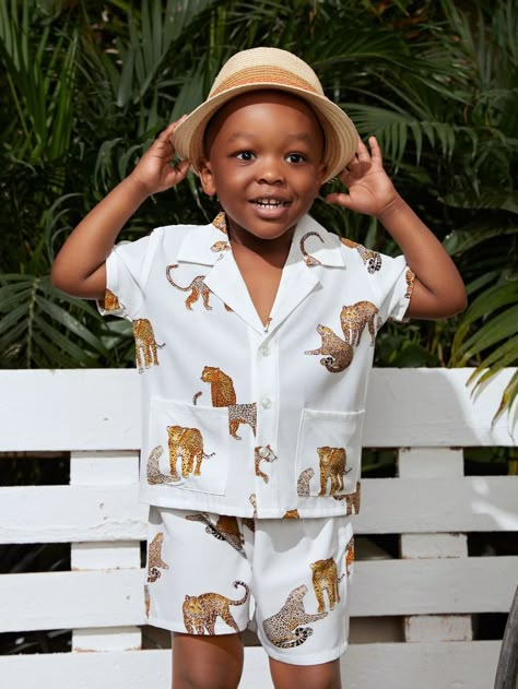 Toddler Boy Outfits Summer, Toddler Boys Outfits, Kids Outfits Boys, Kids Summer Outfits, Shirt And Shorts Outfit, Kids Boys Fashion, Toddler Boy Summer Outfits, Boys Fashion Dress, African Kids Clothes