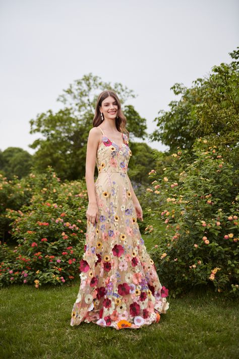 AW Bridal Has Floral Dresses For Every Season–Here Are Our Faves #rehearsaldinneroutfit #weddingguestdress #bridesmaiddress Floral Wedding Attire, Floral Bridal Shower Dress, Bridal Shower Dress For Bride, Floral Attire, Patty Dress, Floral Wedding Dresses, Shower Dress For Bride, After Wedding Dress, Bohemian Beach Wedding