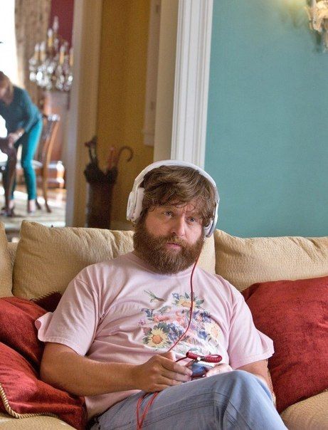 Zach Galifianakis Zach Galifianakis Hangover, Alan Hangover, Zach Galifianakis, Friendship Images, Life Image, Movie Shots, Bearded Man, Film Inspiration, Graphic Design Lessons