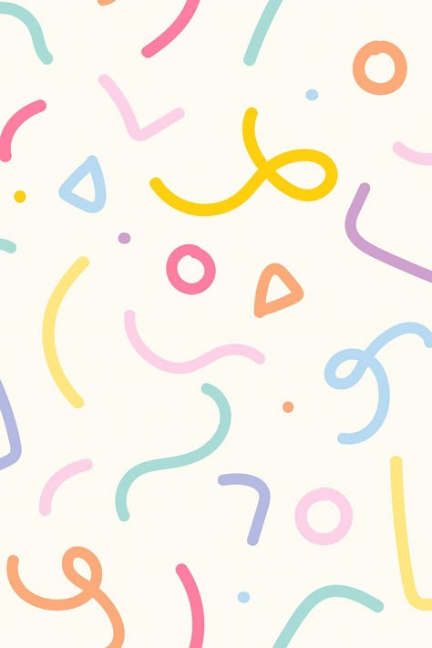 Pastel Design, Memphis Pattern, Kids Background, Pastel Designs, Pastel Pattern, Cute Pastel, 背景 シンプル, Cute Patterns Wallpaper, Pastel Background