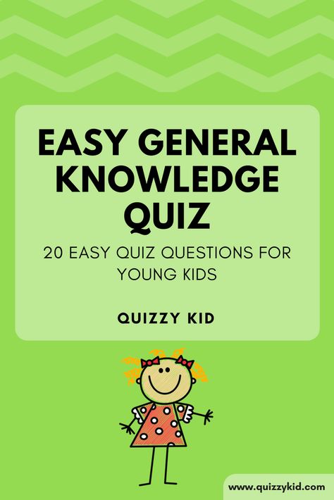 Elder Activities, General Knowledge Quiz With Answers, Kids Quiz Questions, Quiz Ideas, General Knowledge Questions And Answers, Brain Quest, Trivia Questions For Kids, Quizzes For Kids, General Knowledge Quiz Questions