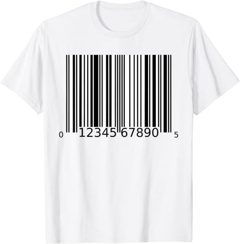 Amazon.com: Barcode T-Shirt Consumerism Anti Consumer Bar-code Shirt T-Shirt : Clothing, Shoes & Jewelry Coding Shirts, Bar Code, Cute Shirt Designs, Memory Quilt, Top Fashion Brands, Shop Top, Fashion Brands, Cute Shirts, Branded T Shirts