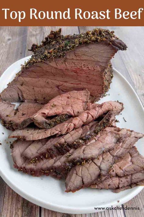 Hot Roast Beef Sandwich, Top Round Roast Recipe, Top Round Roast Beef, Top Round Roast, Roast Beef Recipe, Best Roast Beef, Perfect Pot Roast, Round Steak Recipes, Beef Round