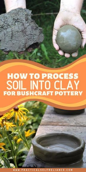 Clay For Pottery, 1000 Lifehacks, Pottery Diy, Clay People, Homemade Clay, Making Pottery, Random Crafts, Survival Life Hacks, Tanah Liat