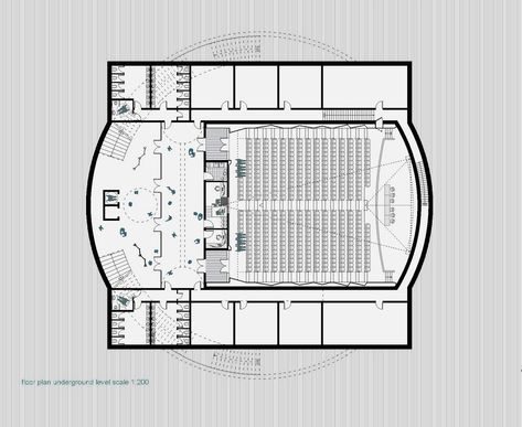 studio 8 1/2 · Pisa Conference Center · Divisare Convention Center Design, Cultural Center Architecture, Auditorium Plan, Conference Planning, Auditorium Design, Industrial Design Portfolio, Museum Interior, Hall Flooring, Campus Design