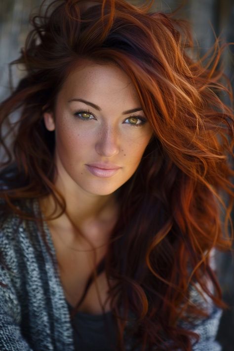 30 Insanely Gorgeous Brownish Ginger Hair Shades That Are Trending Fall Hair Ideas For Redheads, Hair Color Ideas Red Burgundy, Fall Color For Redheads, Dark Brown Bayalage With Red, Ladies Hair Colour Ideas, Brownish Copper Hair Color, Best Red Hair Color For Blue Eyes, Red Hair With Copper Highlights Balayage, Red Hair Extensions For Short Hair