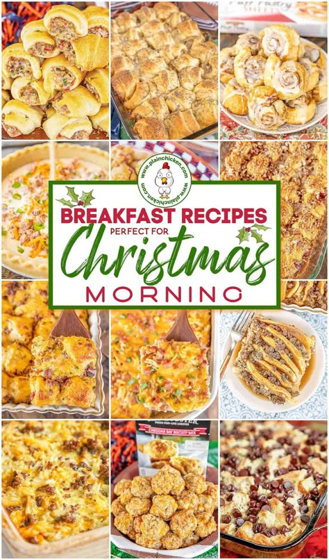 Morning Brunch Ideas, Christmas Morning Recipes, Christmas Morning Brunch, Easy Christmas Breakfast, Christmas Breakfast Recipes, Morning Recipes Breakfast, Morning Recipes, Sweet Savory Recipes, Christmas Breakfast Recipe