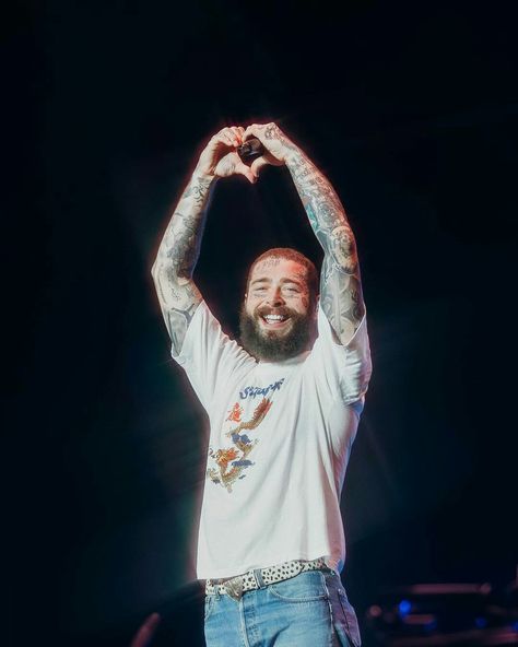 New Post Malone, Post Malone Concert, Post Malone Wallpaper, Love Post, Best Friend Tattoos, Lana Del Ray, Friend Tattoos, Post Malone, Silver Screen