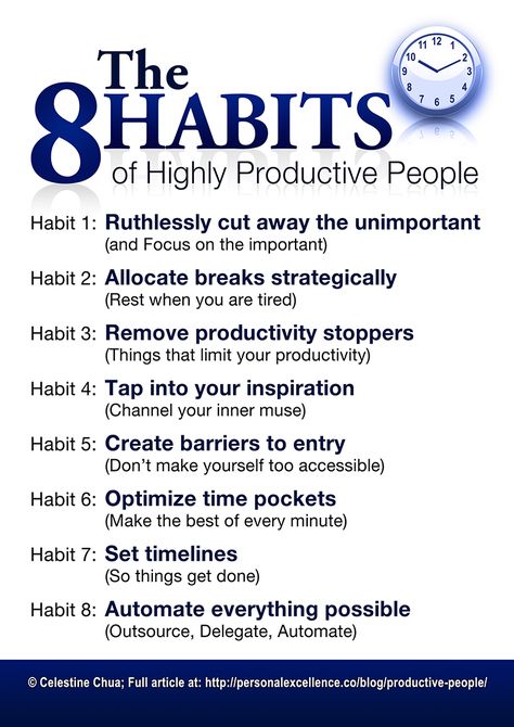 Productive Habits, Vie Motivation, Life Quotes Love, Productivity Hacks, 7 Habits, Successful People, Self Improvement Tips, Self Development, Life Skills