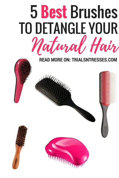 5 best brushes to detangle  your natural hair Sebastian Hair Products, Detangling Natural Hair, Sebastian Hair, Natural Hair Brush, Static Hair, American Hairstyles, Natural Hair Care Tips, Hair Color Shampoo, Pelo Afro