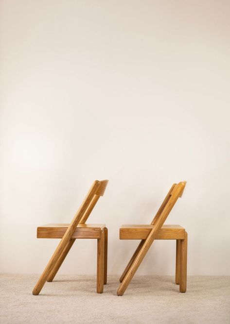 Studio Gauche Simple Wood Chair, Study Chair Design, Wooden Chair Design, Wood Frame Chair, Modern Wooden Chair, Minimalist Wood Furniture, Nordic Chair, Adirondack Chair Plans, Wood Chair Design