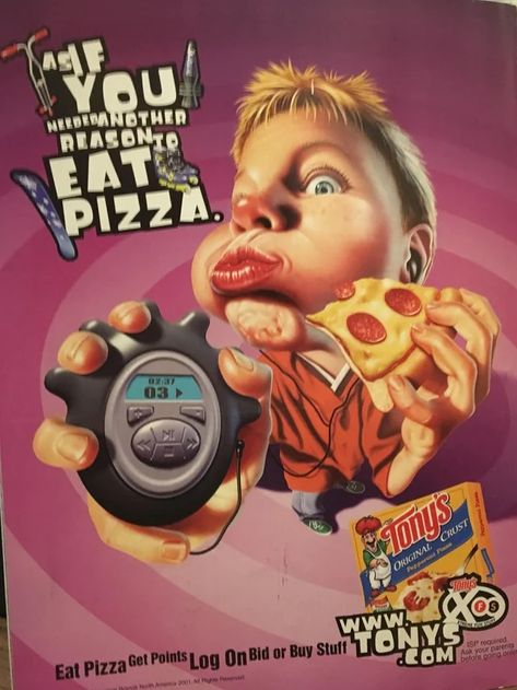 Wacky Pomo, Pizza Ads, 2000s Food, Game Ads, Nintendo Power, Pizza Boy, 90s Western, Read Comics Online, Nostalgic Toys