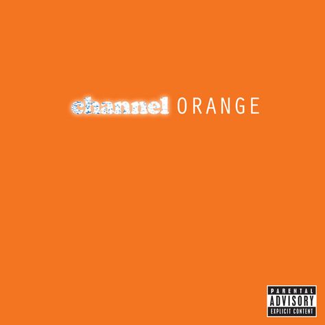 Sunburn Album Cover, Frank Ocean Channel Orange, Frank Ocean Album, Orange Artwork, Scrapbook Project, Channel Orange, Graphic Typography, Album Posters, The Velvet Underground