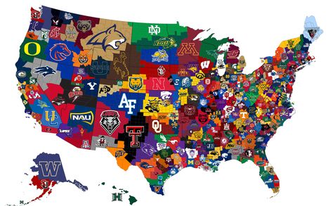 Closest NCAA D1 Men's Basketball Program to Each U.S. County College Football Map, Ncaa Football Teams, Basketball Tricks, College Football Teams, Ncaa Basketball, Smart Auto, College Logo, School Football, College Sports