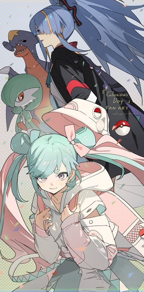 Gijinka Pokemon, Miku Hatsune Vocaloid, Vocaloid Funny, Pokemon Oc, Miku Hatsune, 5 Anime, Pokemon Fan Art, Cute Art Styles, Cute Pokemon