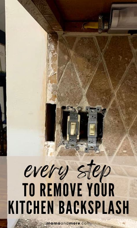 remove kitchen backsplash tile Removing Kitchen Backsplash, Changing Backsplash In Kitchen, How To Remove Backsplash, How To Remove Kitchen Backsplash, Replacing Backsplash Tile, How To Backsplash Kitchen, Remove Kitchen Backsplash, How To Install Backsplash In Kitchen, How To Remove Backsplash Tile