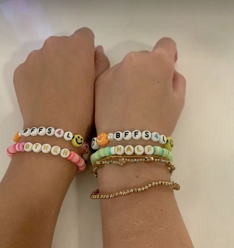 Bff Clay Bead Bracelets, Bracket Ideas, Bracelets Clay, Clay Bead Bracelet Ideas, Bead Bracelet Ideas, Clay Bead Bracelets, Bff Bracelets, Clay Bracelets, Clay Bead Bracelet