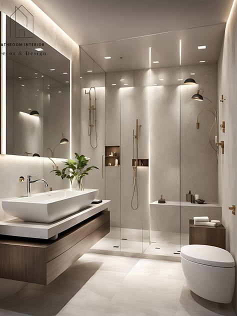 Bathroom Interior Design Modern, Bathroom Inspiration Modern, Bathroom Decor Luxury, Washroom Design, Bathroom Inspiration Decor, Bathroom Design Luxury, Small Bathroom Design, Elegant Bathroom, Home Interiors