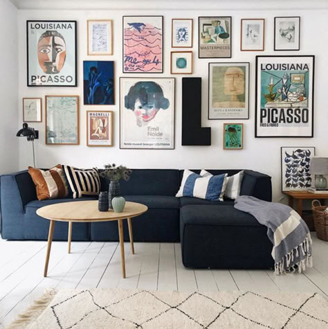 My Scandinavian Home, Gallery Wall Living Room, Living Room Inspo, Linen Closet, Scandinavian Home, Eclectic Home, House Doctor, 인테리어 디자인, Living Room Wall