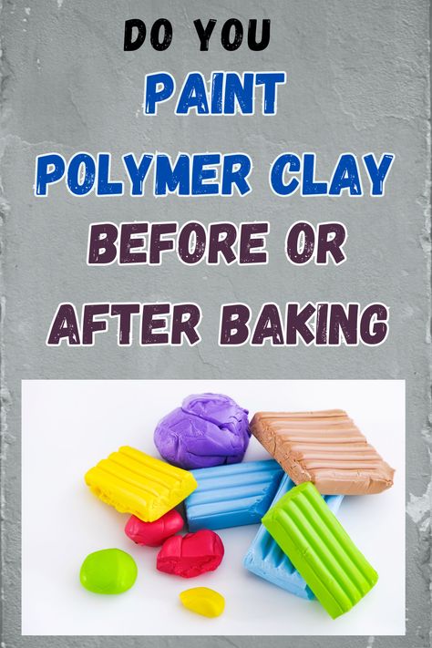 Do you paint polymer clay before or after baking? What kind of paint to use on polymer clay and how to go about it? Lets check them all here. How To Seal Polymer Clay, Can You Paint Polymer Clay, Paint Polymer Clay How To, Polymer Clay Blending Techniques, How To Paint On Polymer Clay, Polymer Clay For Beginners Tutorials, How To Paint Polymer Clay Earrings, Coloring Polymer Clay, Polymer Clay Baking Instructions