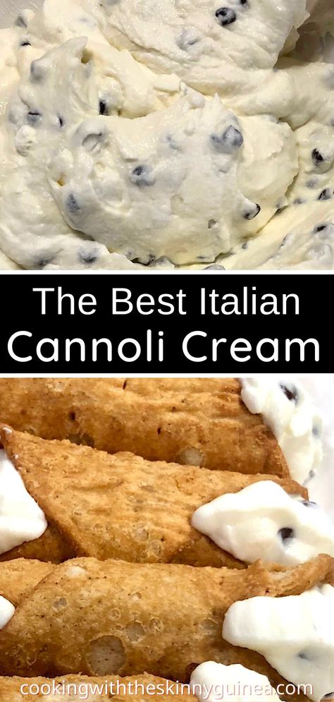 Canolli Recipe, Cannoli Cream Recipe, Cannoli Cream Filling, Cannoli Recipe Easy, Homemade Cannoli, Cream Filling Recipe, Italian Cannoli, Cannoli Filling, Cannoli Recipe