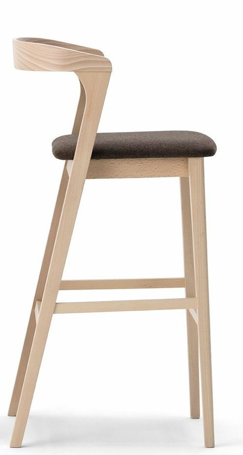 Wood Chair Makeover, Modern Wood Chair, Wood Chair Diy, Wood Chair Design, Chair Design Wooden, Stools For Kitchen Island, Wooden Stool, Bar Cart Decor, Hospitality Projects