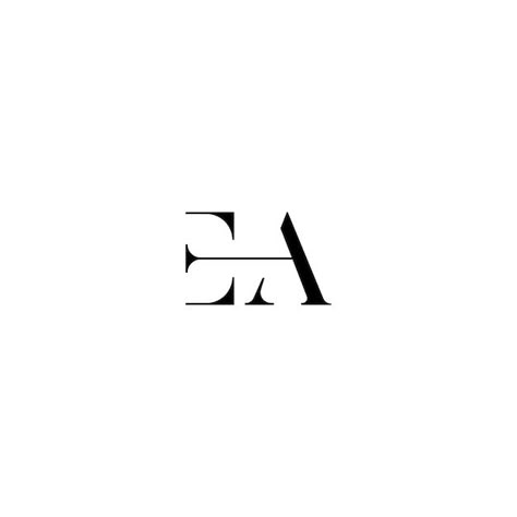 A E Tattoo, E And A Logo, Ea Logo Design Letter, Ea Logo Design, Ea Monogram, Ae Monogram, E Typography, Ea Logo, Charity Logo Design