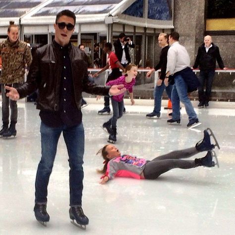 Pin for Later: 29 Things That Have Been Graced by Colton Haynes's Presence This Unfortunate Ice Skater I don't care what you say. That girl is #blessed. The 100 Funny, The 100 Bellarke, The 100 Show, Colton Haynes, May We Meet Again, Teen Wolf Cast, We Meet Again, Meet Again, The Hundreds