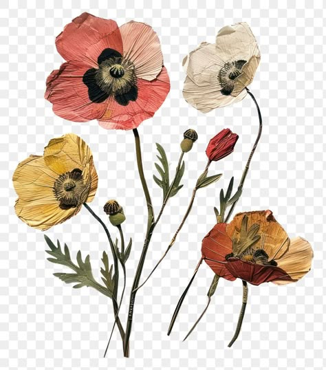 Collage Images Aesthetic, Collage Cutouts Png, Cutouts For Collage, Flowers No Background, Collage Elements Png, Flower Illustration Aesthetic, Instagram Cutouts, Flowers For Collage, Flower Png Aesthetic