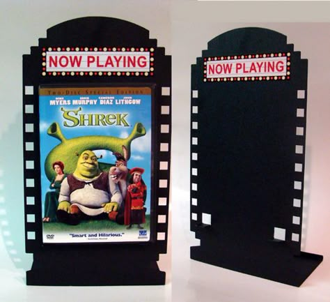 Dvd Display, Movie Theater Decor, Movie Marquee, Table Presentation, Movie Night Birthday Party, Theater Decor, Movie Themed Party, Home Theater Decor, Dance Themes