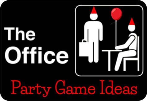 The Office Show Party Theme - Games & Ideas Office Themed 30th Birthday Party, The Office Theme Party Games, The Office Themed Graduation Party, The Office Party Ideas Decoration, The Office Themed Party Games, The Office Themed Christmas Party, The Office Games, Office Party Game Ideas, The Office Themed Bridal Shower Ideas