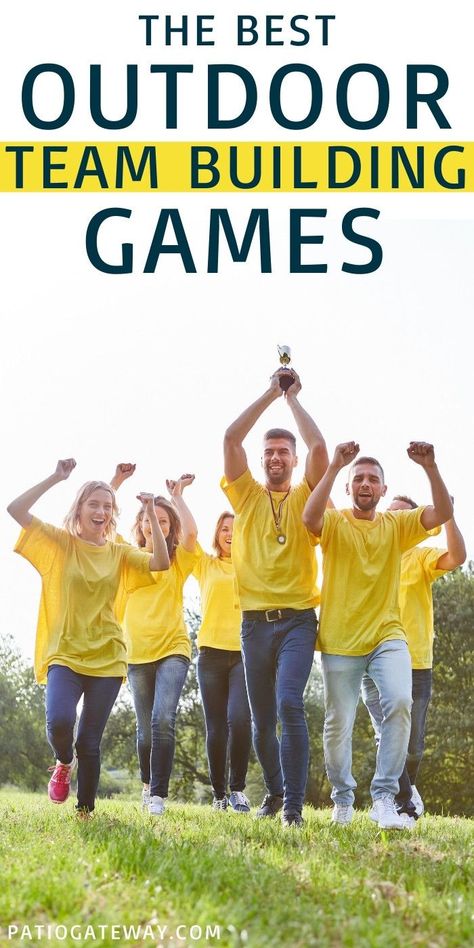 Outdoor Team Building Games, Quick Team Building Activities, Outdoor Team Games, Team Bonding Games, Outdoor Team Building Activities, Team Building Activities For Adults, Fun Team Building Games, Team Games For Kids, Work Team Building Activities