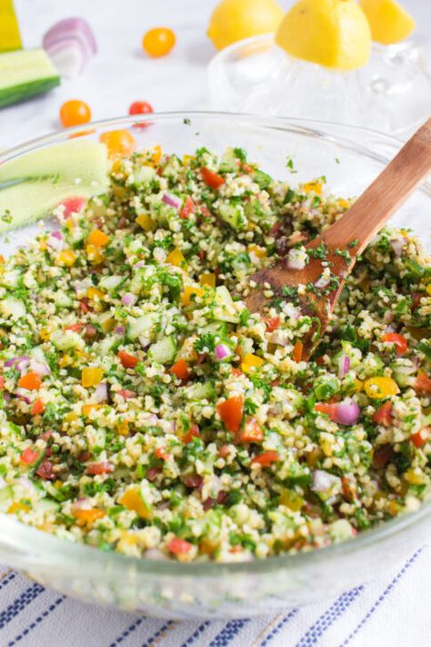 Recipe Index - Family Fresh Meals Salads Protein, Tabouli Salad Recipe, Tabouli Recipe, Cold Sides, Protein Salads, Fluff Salads, Types Of Salads, Tabouli Salad, Tabbouleh Recipe