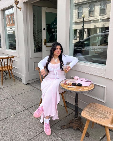 the usual iced latte run 🤍🎀🌸 . spring outfit, girly things, pink aesthetic, pinterest aesthetic, pinterest girl, girly aesthetic, balletcore, pinterest inspired, that girl, pink Pilates princess, coquette, trending outfits, spring style, simple outfit, girly outfit, Pink Outfits Curvy, Soft Girl Spring Outfits, Baby Pink Outfit Women, Pink Outfits Plus Size, Super Girly Outfits, Plus Size Pink Outfits, Girly Pink Outfits, Pink Girly Things Princesses, Spring Outfits Pastel