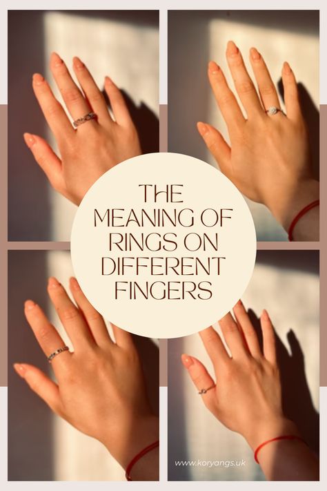 Did you know? Each finger represents a different meaning and wearing rings on a particular finger can hold significance. Here are some common meanings associated with rings on different fingers. Important note: the following meanings are not universal and can vary across cultures and religions. The significance of a ring on a particular finger is ultimately a personal choice and will hold different meanings for different people. Rings For All Fingers Women, All Finger Rings, Left Hand Rings For Women, Rings For Chunky Fingers, Rings For Single Women, Middle Ring Finger, Meaning Of Rings On Different Fingers, Which Fingers To Wear Rings On, Wearing Rings Meaning