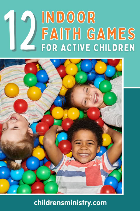 These active indoor games teach, challenge, inspire, and lead kids into deeper faith. Fun Church Activities For Kids, Children Church Games, Vbs Games Indoor, Christian Easter Games For Kids, Preschool Bible Games, Vbs Recreation Games For Kids, Faith Activities For Kids, Games About Faith, Games For Bible School