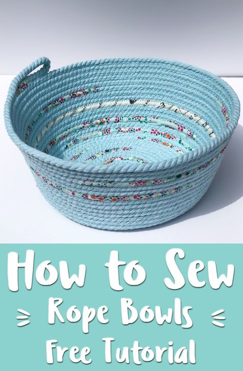 Diy Aprons, Quilting Fabric Online, Rope Coasters, Diy Sugar Scrub Recipe, Diy Sugar Scrub, Diy Rope Basket, Fat Quarter Projects, Sewing Hand, Rope Bowls