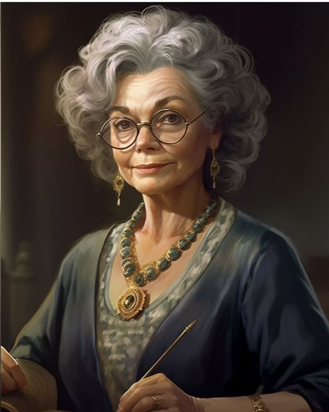 Morally Grey Female Characters, Older Woman Character Inspiration, Granny Character Design, Old Lady Character Art, Older Woman Character Design, Old Woman Character Design, Old Lady Character Design, Female Character Portrait, Witch Character Art