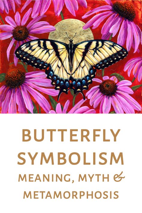 Butterfly Symbolism blog post Types Of Butterflies Meaning, Metamorphosis Art Ideas Creative, Butterfly Symbolism Meaning, Butterfly Transformation Tattoo, Metamorphosis Art Ideas, Meaning Of Butterflies, Moth Artwork, Butterfly Symbolism, Metamorphosis Art