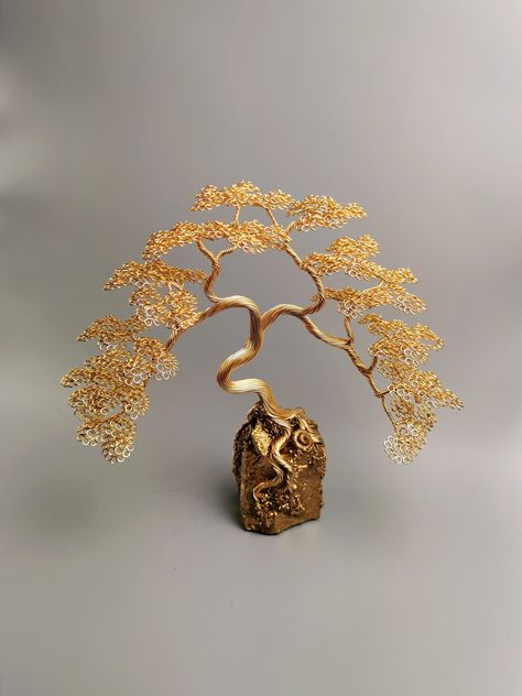 Friendship Tree, Wire Bonsai Tree, Wire Bonsai, Copper Tree, Unique Trees, Metal Tree, Our Relationship, Garden Trees, Tree Gift