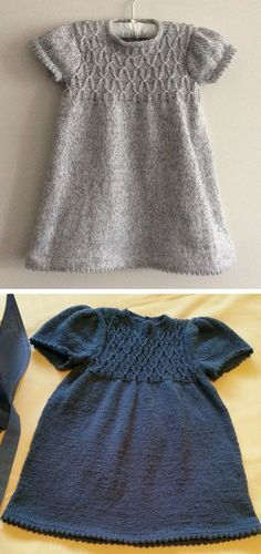 Baby Knitted Dress, Baby Girl Knitted Dress, Knitting For Baby Girl, Baby Dress Knitting Pattern, Children Knitting Patterns, Baby Dress Knitting Pattern Free, Girls Knit Dress Pattern Free, Knitted Baby Dresses Free Patterns, Baby Girl Sweater Knitting Pattern